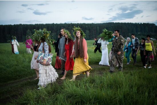 Solstice ethnic cultures festival in Omsk Region