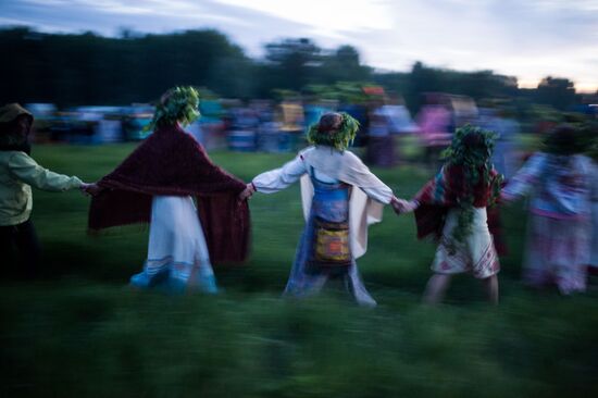 Solstice ethnic cultures festival in Omsk Region