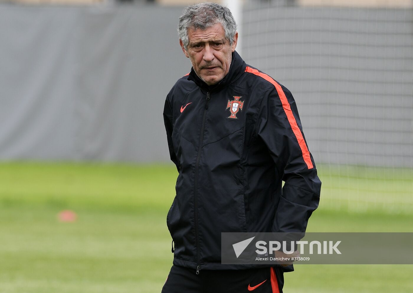 Football. 2017 FIFA Confederations Cup. Training session of Portugal's national team