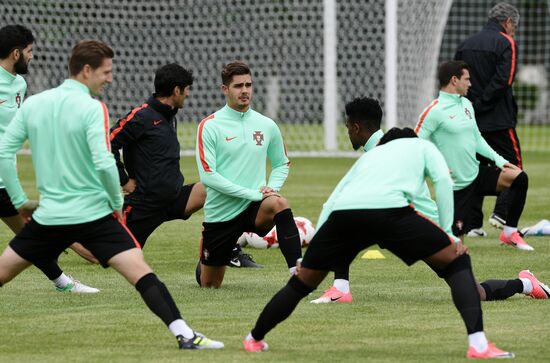 Football. 2017 FIFA Confederations Cup. Training session of Portugal's national team