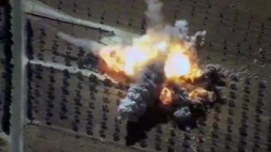 Kalibr cruise missiles hit banned terrorist group ISIS targets in Syria
