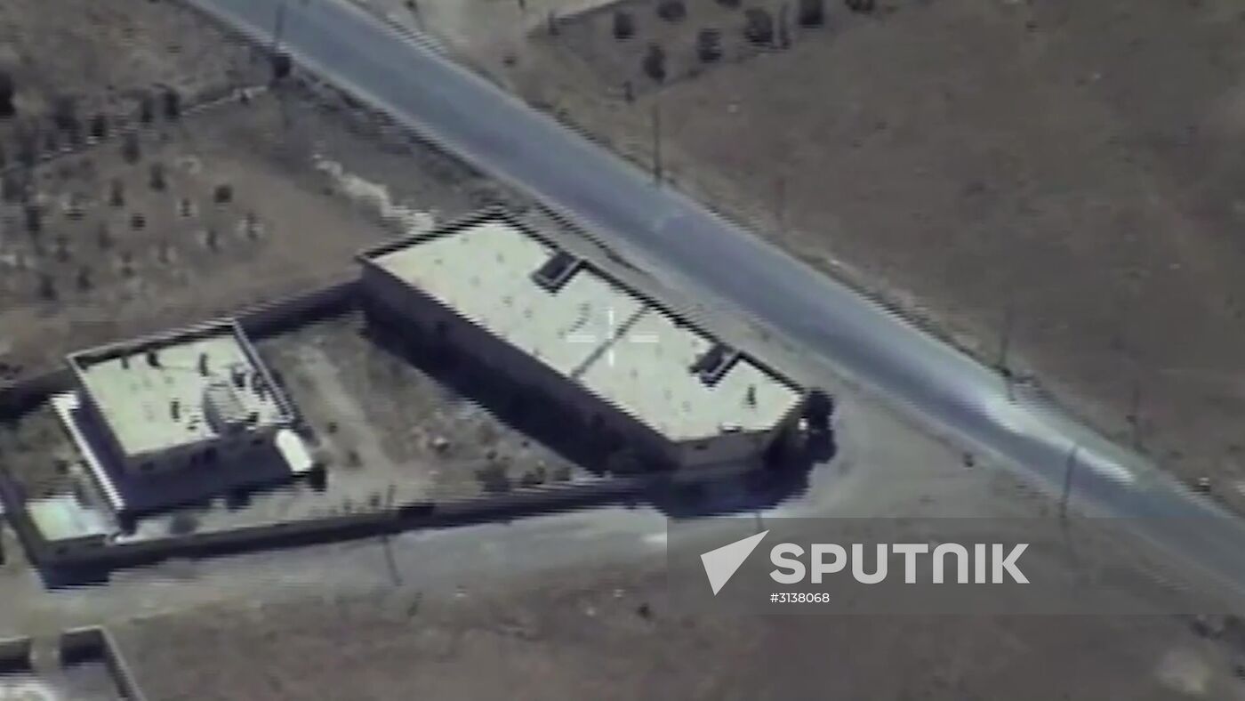 Kalibr cruise missiles hit banned terrorist group ISIS targets in Syria