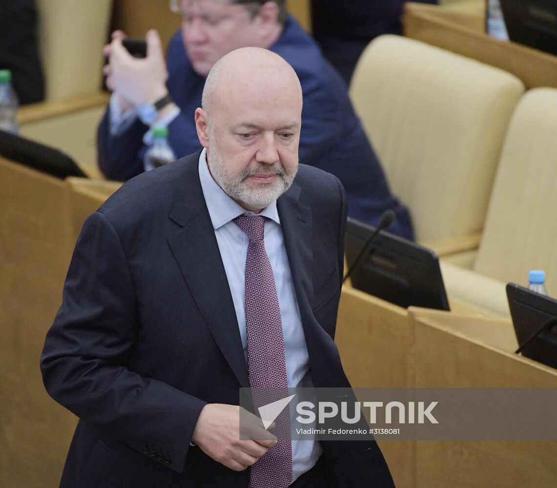 State Duma plenary meeting