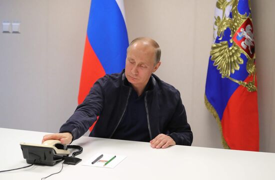 President Vladimir Putin's working visit to Krasnodar Territory