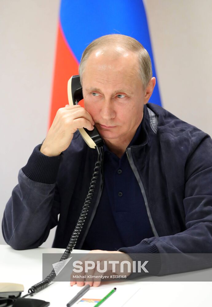 President Vladimir Putin's working visit to Krasnodar Territory