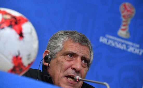 Football. 2017 Confederations Cup. Portugal holds training session
