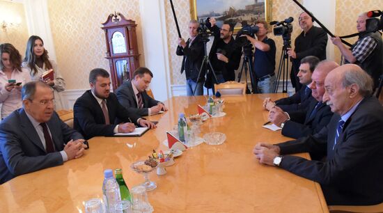 Foreign Minister Lavrov meets with leader of Lebanon's Progressive Socialist Party Walid Jumblatt