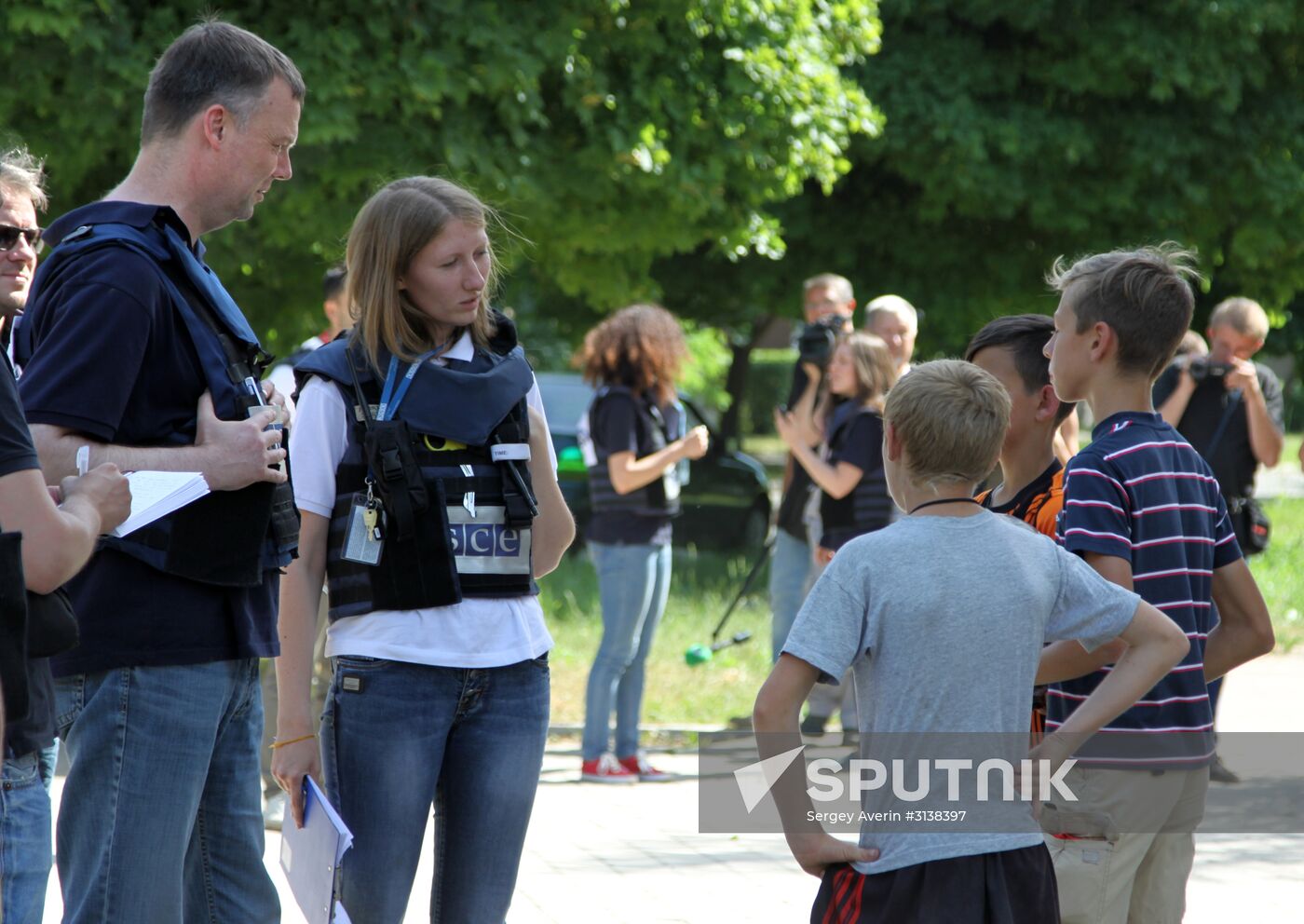 Principal Deputy Chief Monitor of the OSCE Special Monitoring Mission to Ukraine Alexander Hug visits Yasynuvata, Donetsk Region