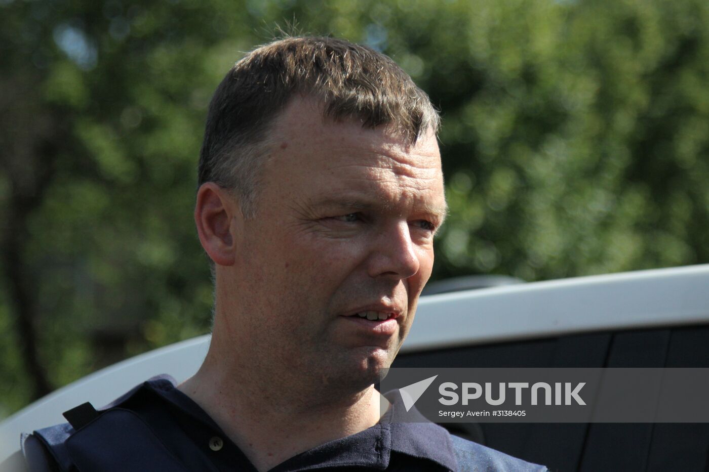 Principal Deputy Chief Monitor of the OSCE Special Monitoring Mission to Ukraine Alexander Hug visits Yasynuvata, Donetsk Region