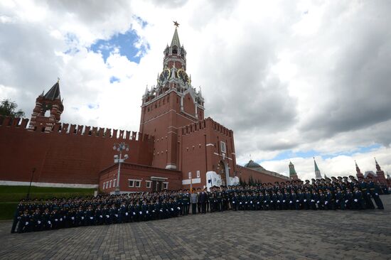 Graduation ceremony of Emergency Ministry's cadets on Red Square