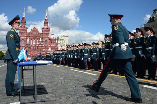 Graduation ceremony of Emergency Ministry's cadets on Red Square