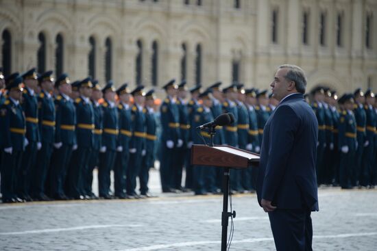 Graduation ceremony of Emergency Ministry's cadets on Red Square