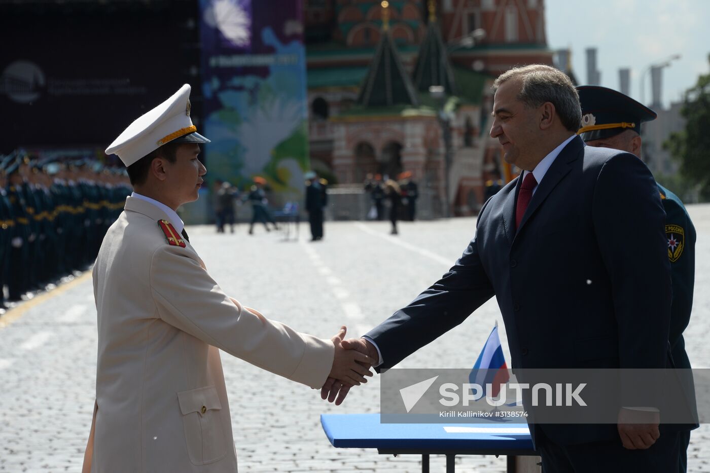 Graduation ceremony of Emergencies Ministry's cadets on Red Square