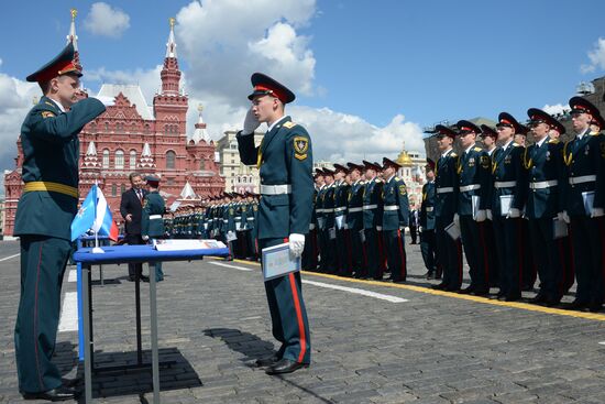 Graduation ceremony of Emergencies Ministry's cadets on Red Square