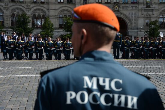 Graduation ceremony of Emergencies Ministry's cadets on Red Square