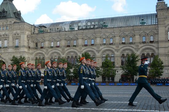 Graduation ceremony of Emergencies Ministry's cadets on Red Square