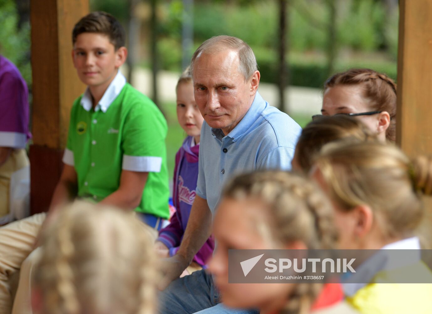 President Putin visits Artek international children's center