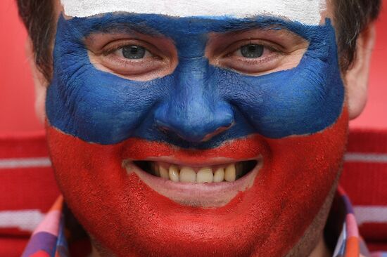 Football. 2017 FIFA Confederations Cup. Mexico vs. Russia