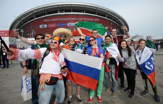 Kazan Arena ahead of 2017 Confederations Cup match Mexico vs. Russia