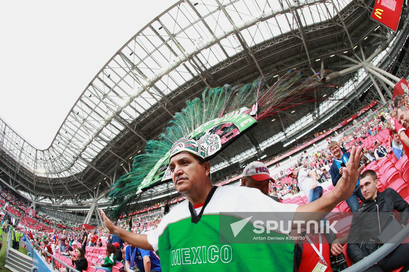 Football. 2017 FIFA Confederations Cup. Mexico vs. Russia