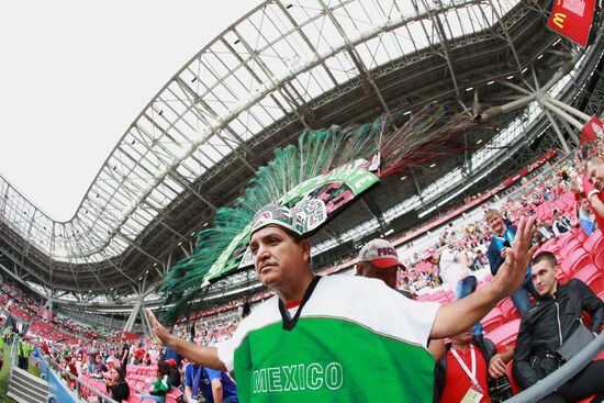 Football. 2017 FIFA Confederations Cup. Mexico vs. Russia