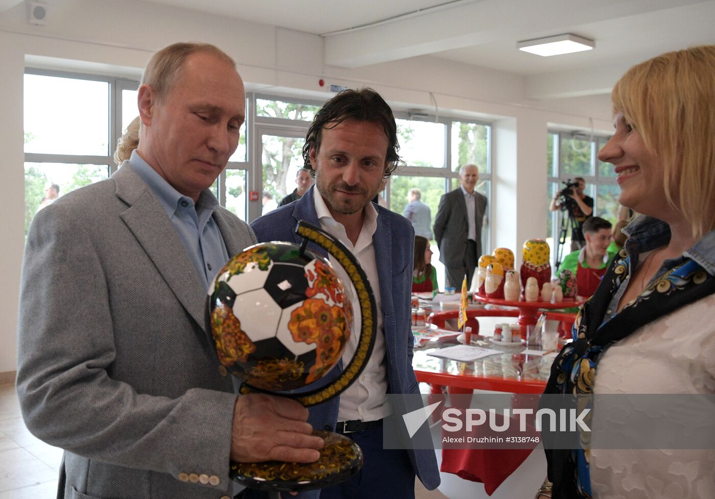 President Putin visits Artek international children's center