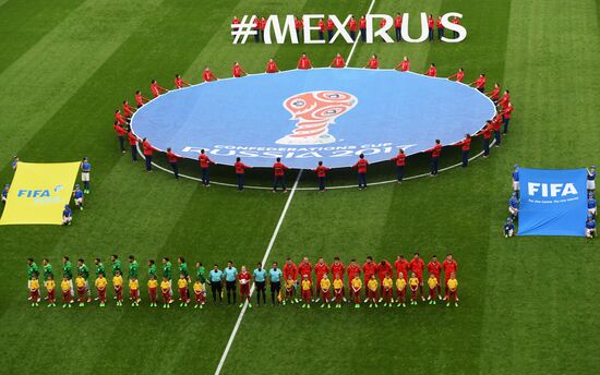 Football. 2017 FIFA Confederations Cup. Mexico vs. Russia