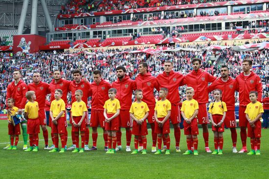 Football. 2017 FIFA Confederations Cup. Mexico vs. Russia