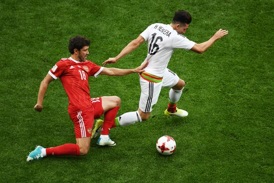 Football. 2017 Confederations Cup. Mexico vs. Russia