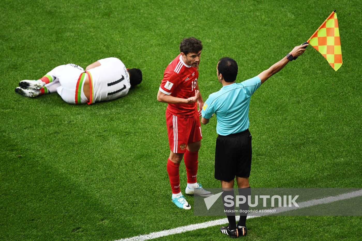 Football. 2017 Confederations Cup. Mexico vs. Russia