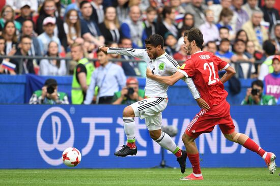 Football. 2017 Confederations Cup. Mexico vs. Russia