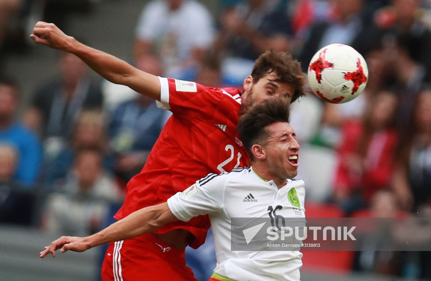 Football. 2017 Confederations Cup. Mexico vs. Russia