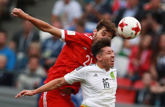 Football. 2017 Confederations Cup. Mexico vs. Russia