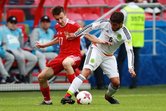 Football. 2017 Confederations Cup. Mexico vs. Russia
