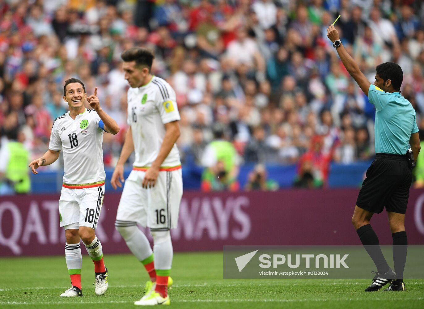 Football. 2017 Confederations Cup. Mexico vs. Russia