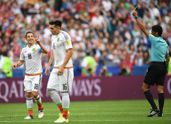 Football. 2017 Confederations Cup. Mexico vs. Russia