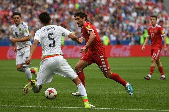 Football. 2017 Confederations Cup. Mexico vs. Russia