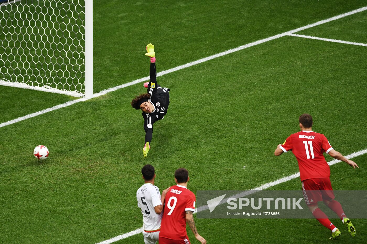 Football. 2017 FIFA Confederations Cup. Mexico vs. Russia