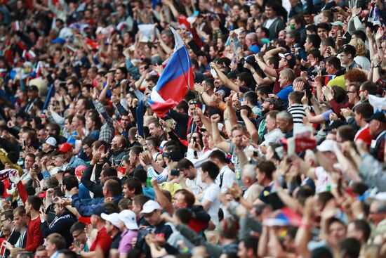 Football. 2017 FIFA Confederations Cup. Mexico vs. Russia