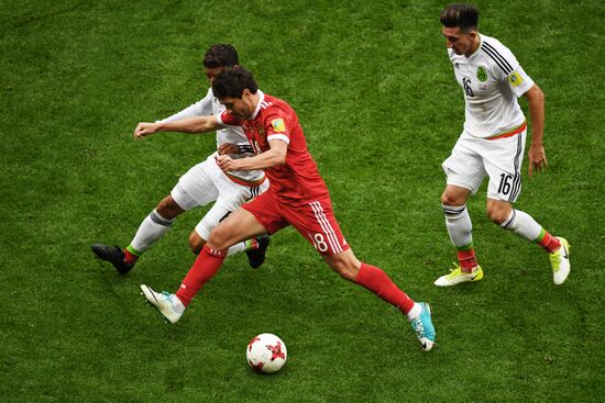 Football. 2017 Confederations Cup. Mexico vs. Russia