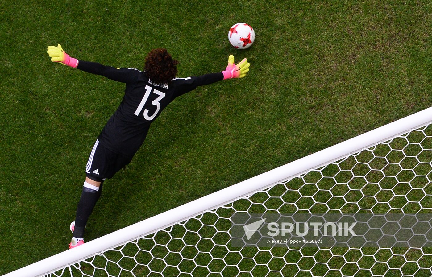 Football. 2017 Confederations Cup. Mexico vs. Russia