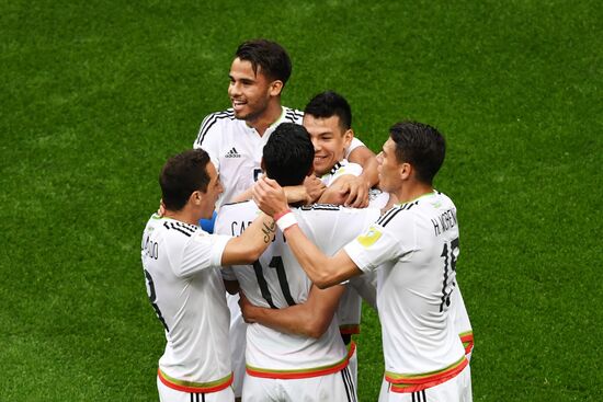 Football. 2017 FIFA Confederations Cup. Mexico vs. Russia