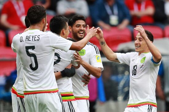 Football. 2017 FIFA Confederations Cup. Mexico vs. Russia