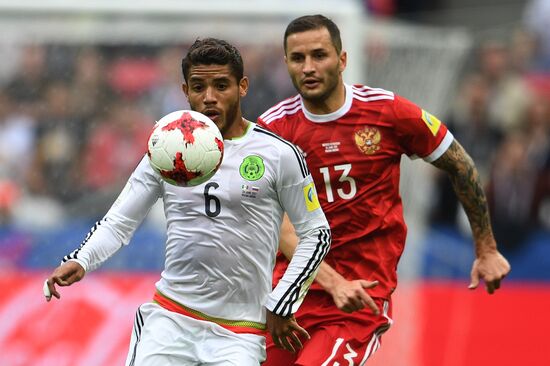 Football. 2017 Confederations Cup. Mexico vs. Russia