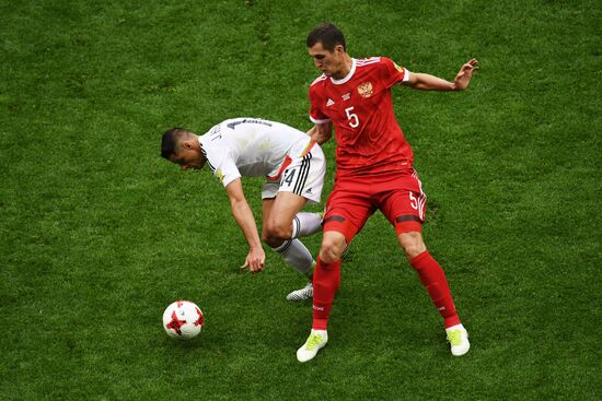 Football. 2017 Confederations Cup. Mexico vs. Russia