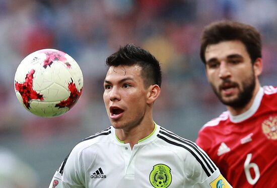 Football. 2017 Confederations Cup. Mexico vs. Russia