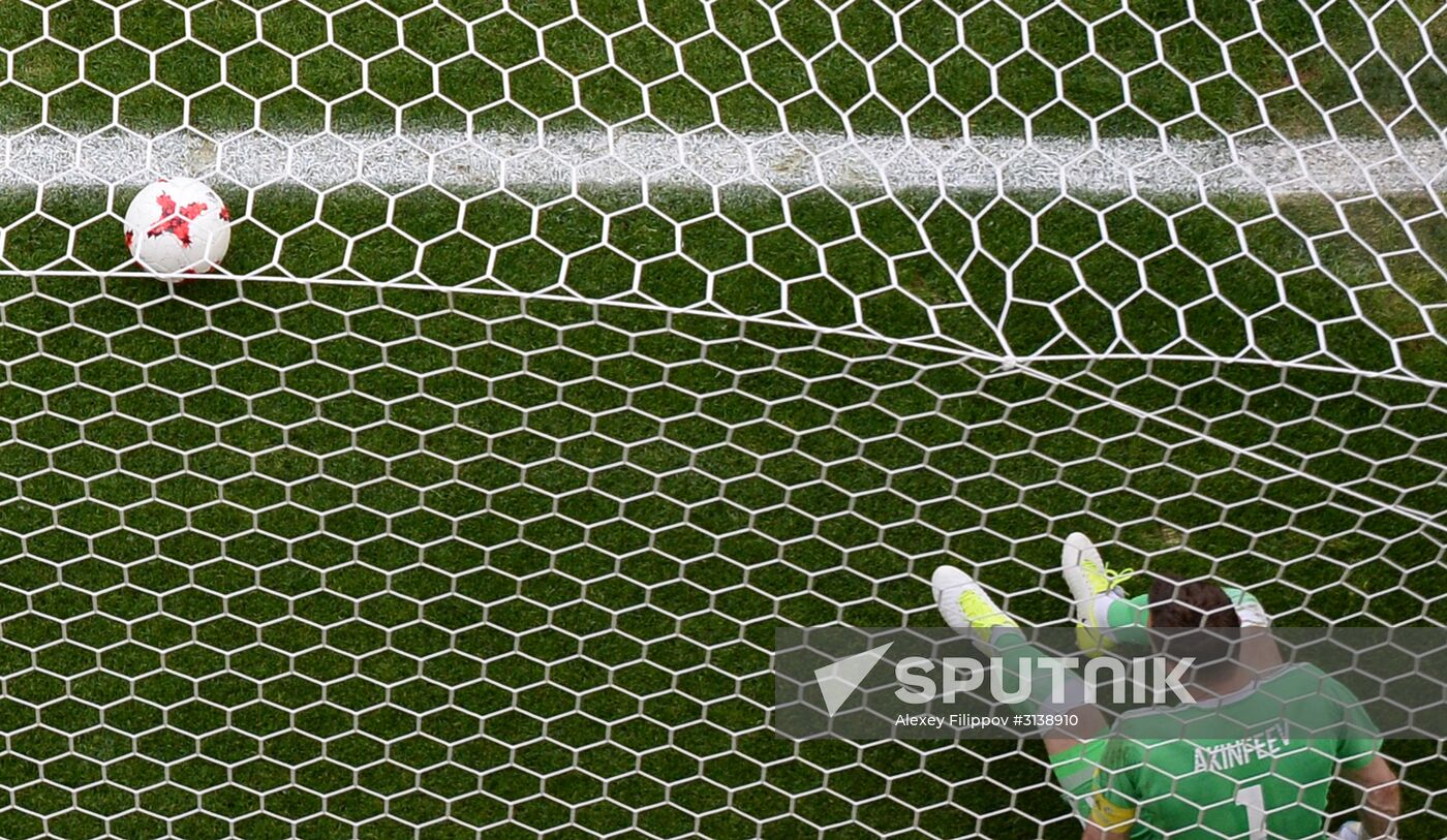 Football. 2017 Confederations Cup. Mexico vs. Russia