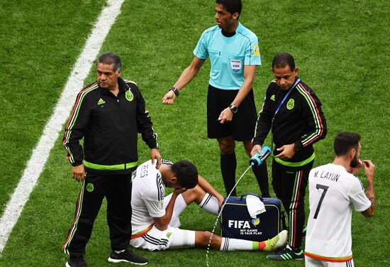 Football. 2017 FIFA Confederations Cup. Mexico vs. Russia