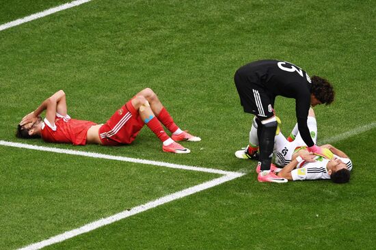 Football. 2017 FIFA Confederations Cup. Mexico vs. Russia