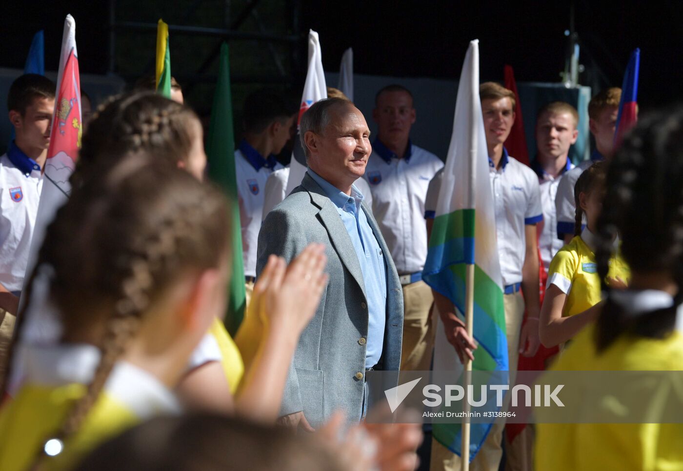 President Putin visits Artek international children's center